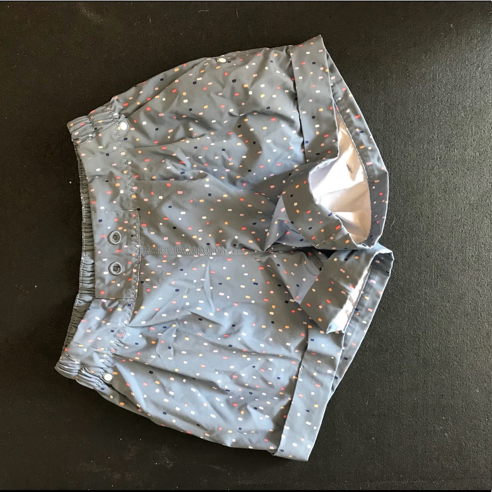 Blue Multicolored Specks Shorts Lululemon